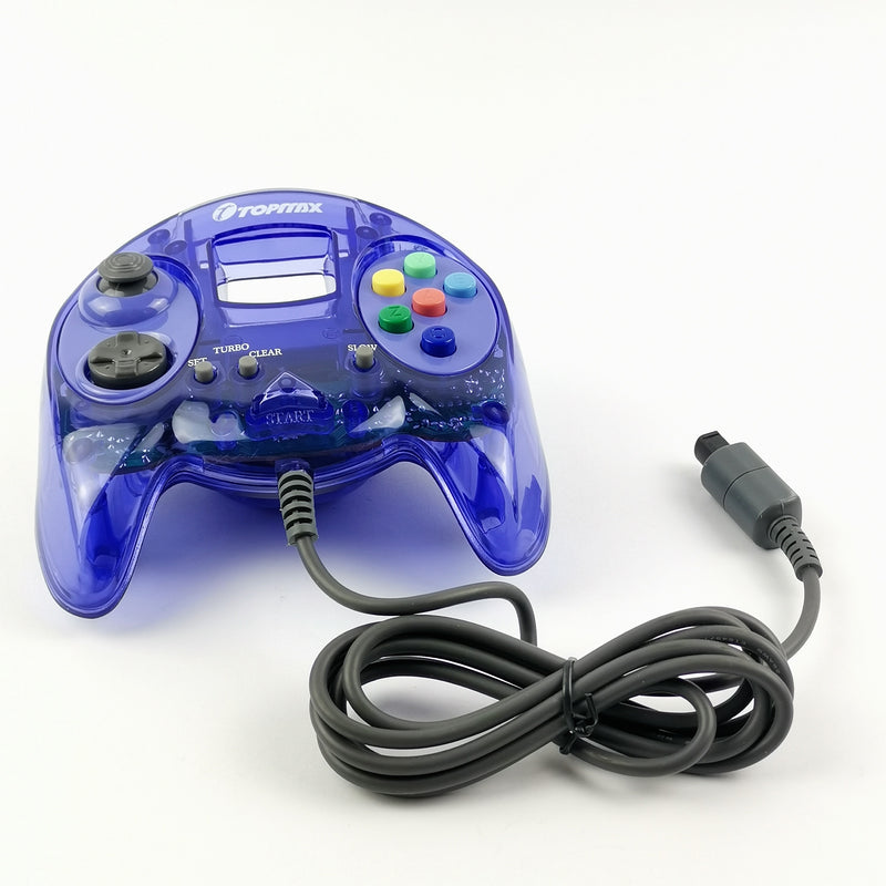 Sega Dreamcast Accessories: Controller from Topmax - Blue Transparent NEW NEW