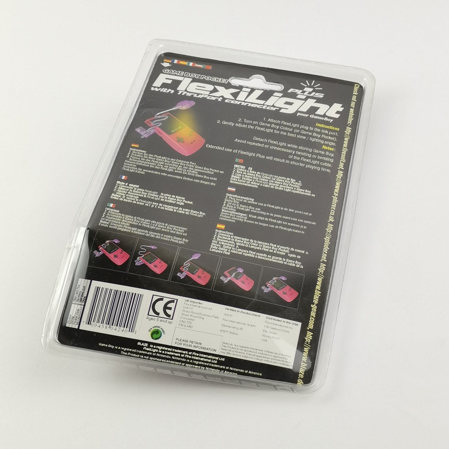 Nintendo Game Boy Pocket / Color Accessories: Blaze Flexilight - NEW in blister orig