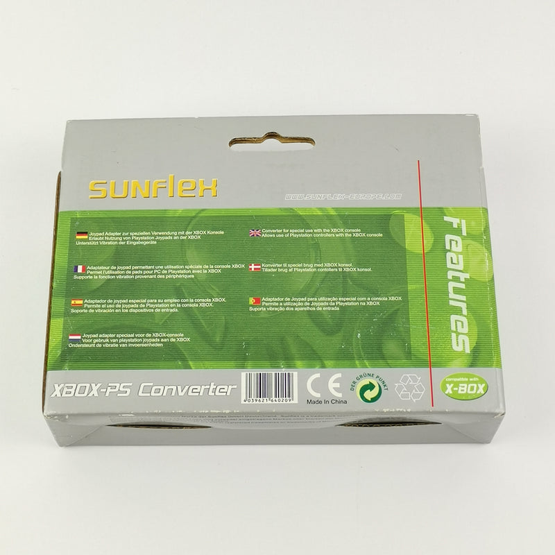 Xbox Classic Accessories: Xbox-PS Converter Sunflex NEW - OVP NEW