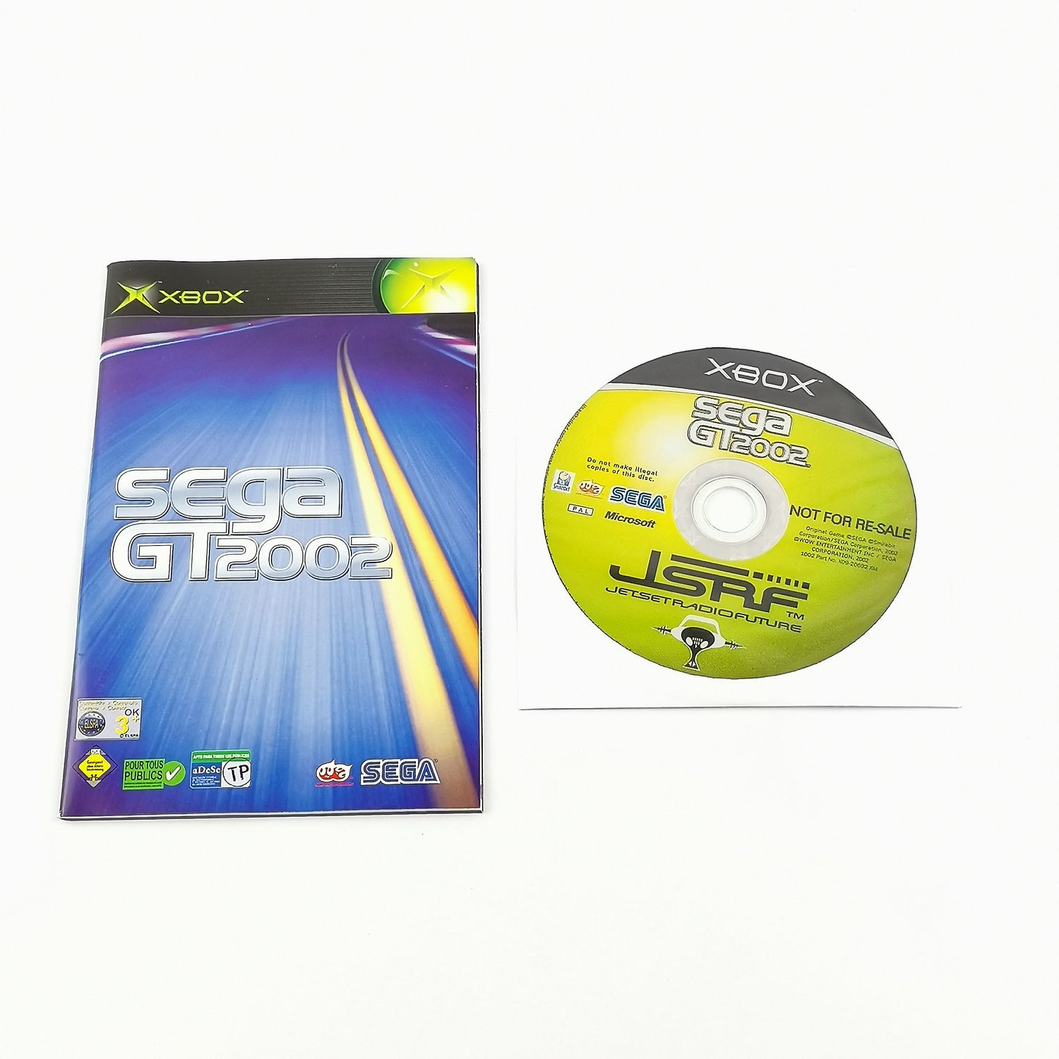 Xbox Classic Game: Sega GT 2002 & Jetset Radio Future - Not for Resale