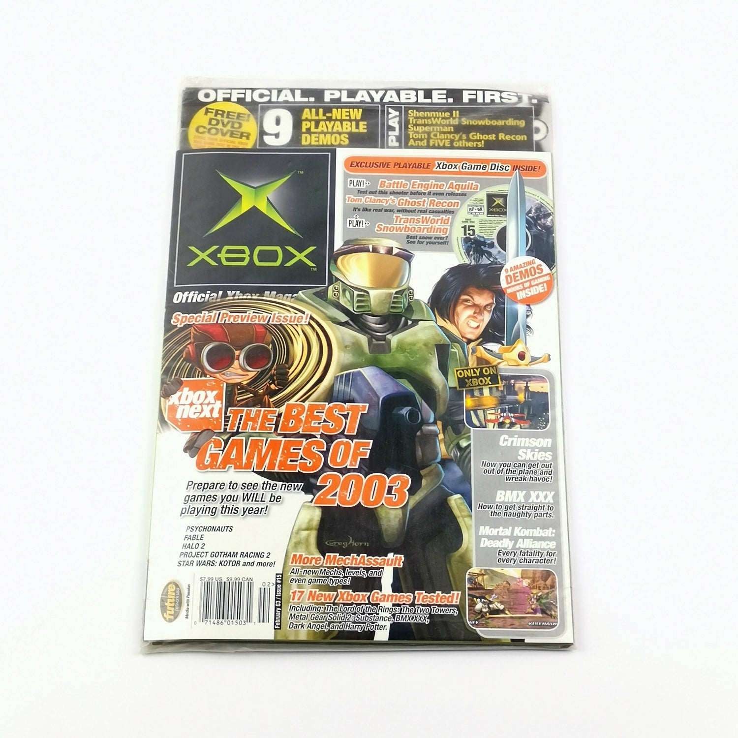 Xbox Classic magazine The Best Games of 2003 including demo - NEW in foil