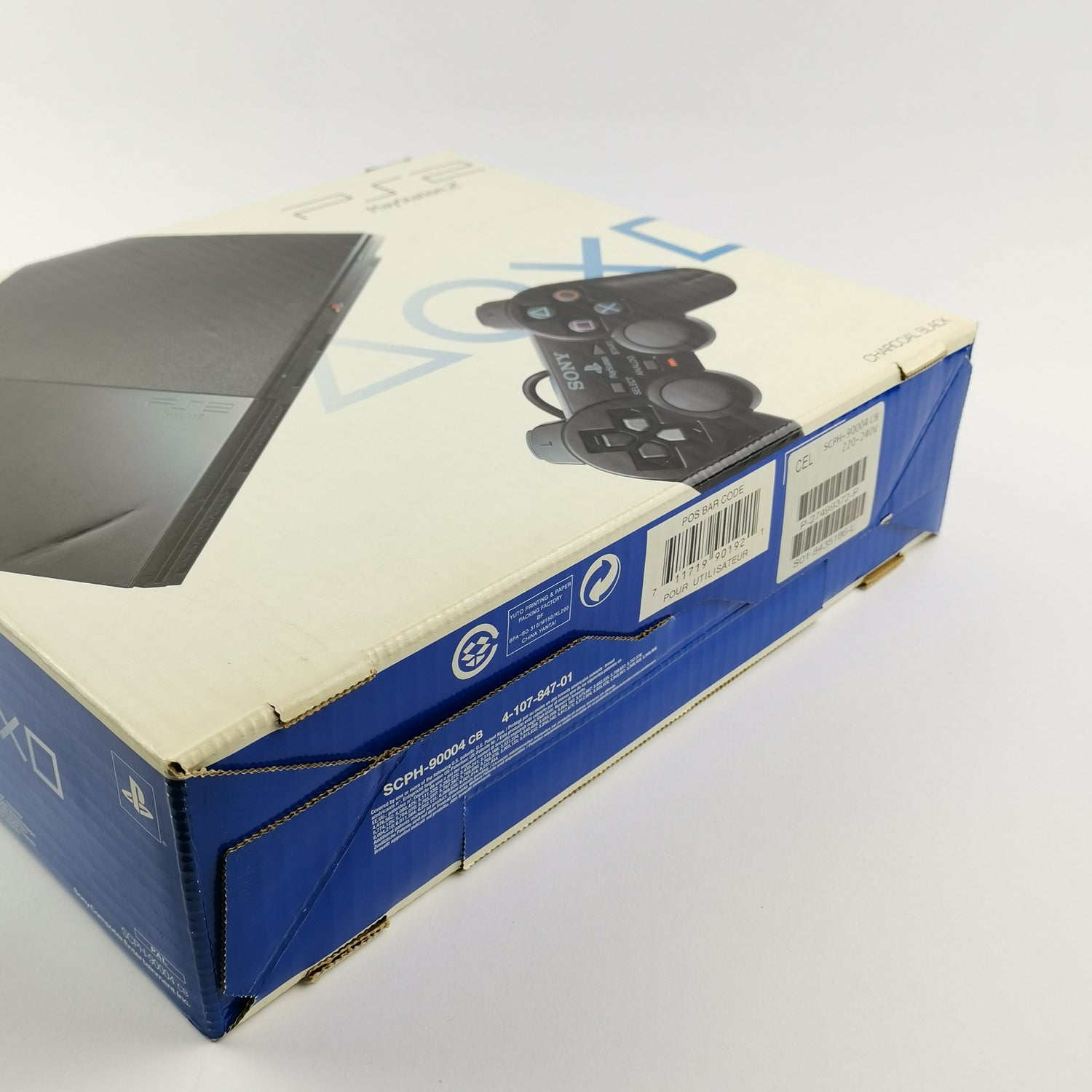 Sony Playstation 2 Slim Konsole : Charcoal Black Schwarz - NEU NEW Console Ps2