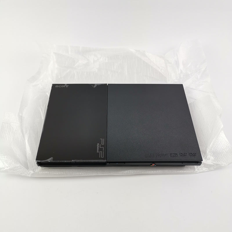Sony Playstation 2 Slim Konsole : Charcoal Black Schwarz - NEU NEW Console Ps2