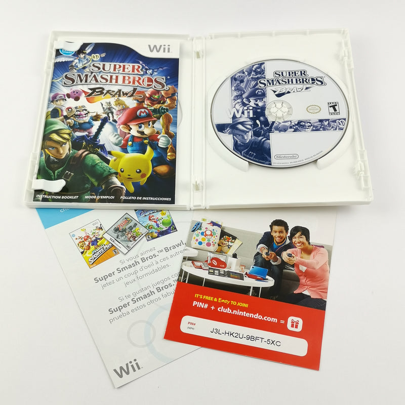 Nintendo Wii Spiel : Super Smash Bros. Brawl - OVP & Anleitung NTSC USA Wii U