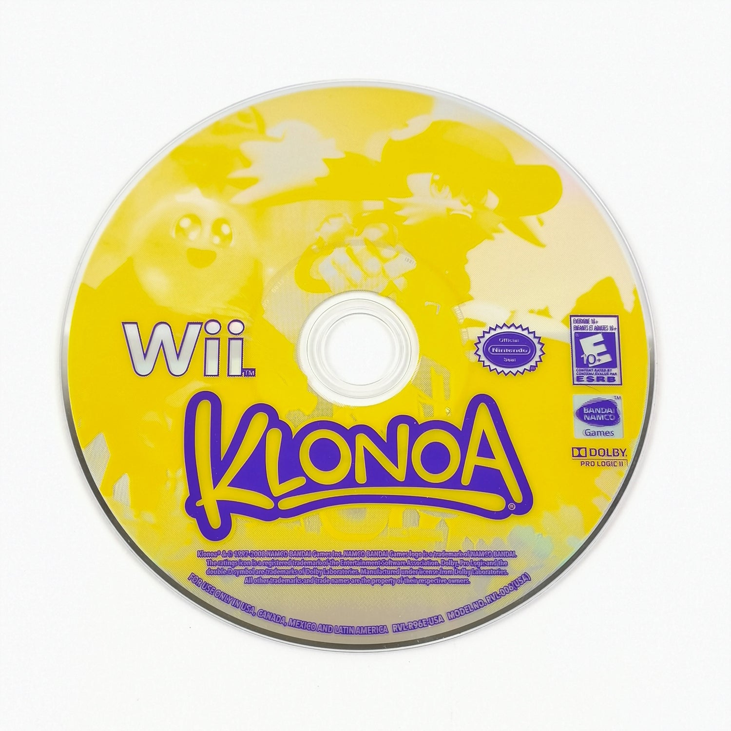 Nintendo Wii Spiel : Klonoa - OHNE OVP & Anleitung Nur CD Disc NTSC USA Wii U