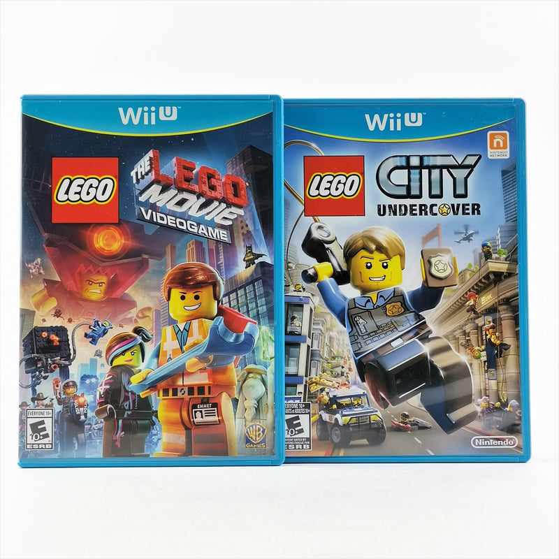 Nintendo Wii U games: Lego The Movie &amp; Lego City Undercover - original packaging instructions