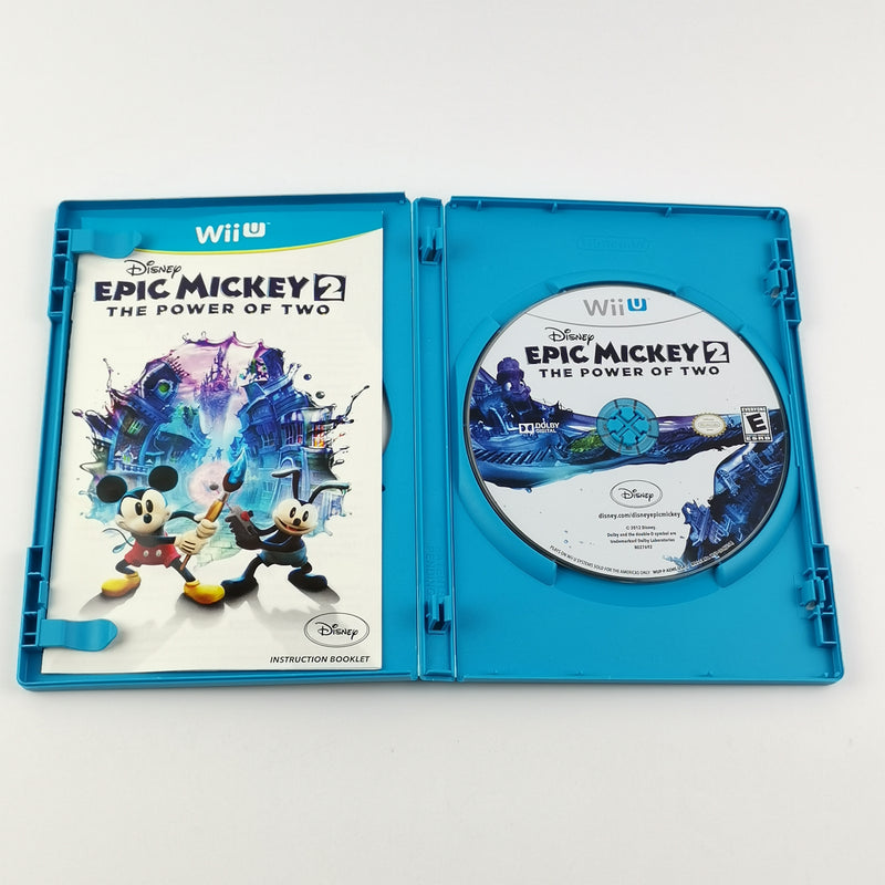 Nintendo Wii U Spiel : Disney Epic Mickey 2 - OVP Anleitung NTSC USA | Disc
