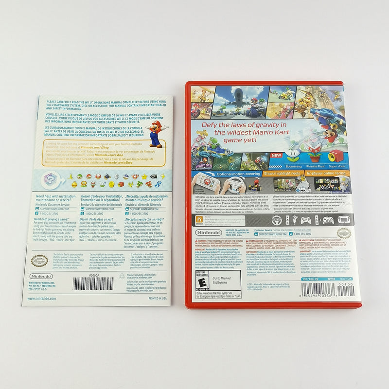 Nintendo Wii U Spiel : Mario Kart 8 - OVP & Anleitung NTSC USA | Disc