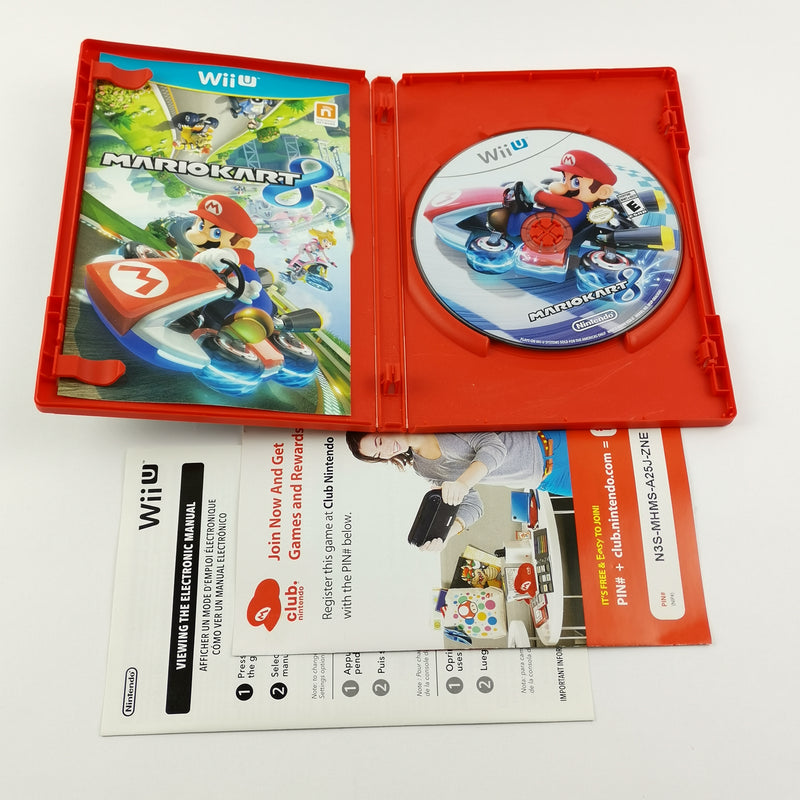 Nintendo Wii U Spiel : Mario Kart 8 - OVP & Anleitung NTSC USA | Disc