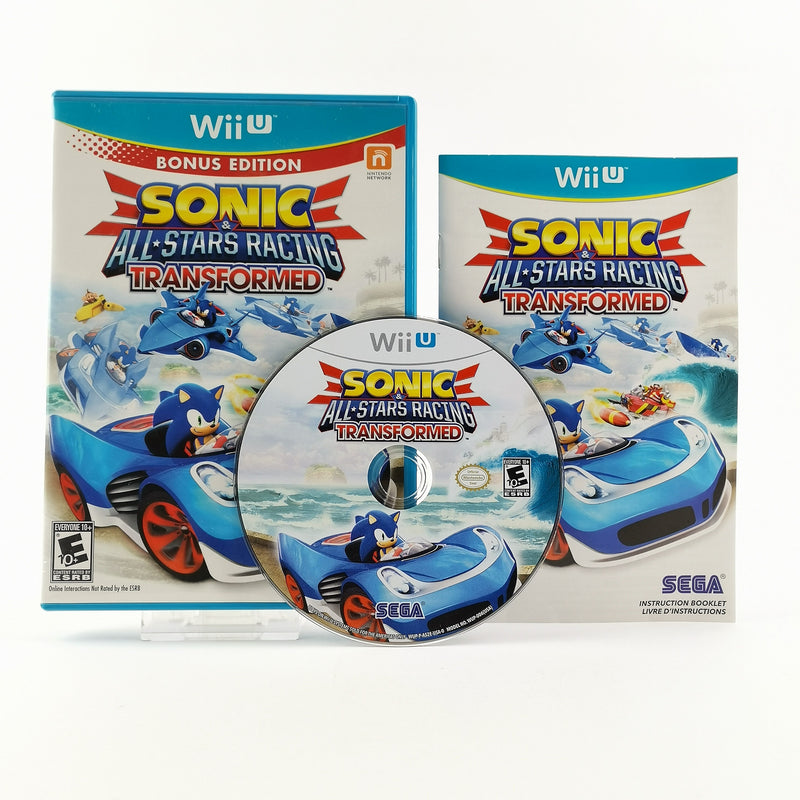 Nintendo Wii U Spiel : Sonic & All Stars Racing Transformed - OVP & NTSC USA