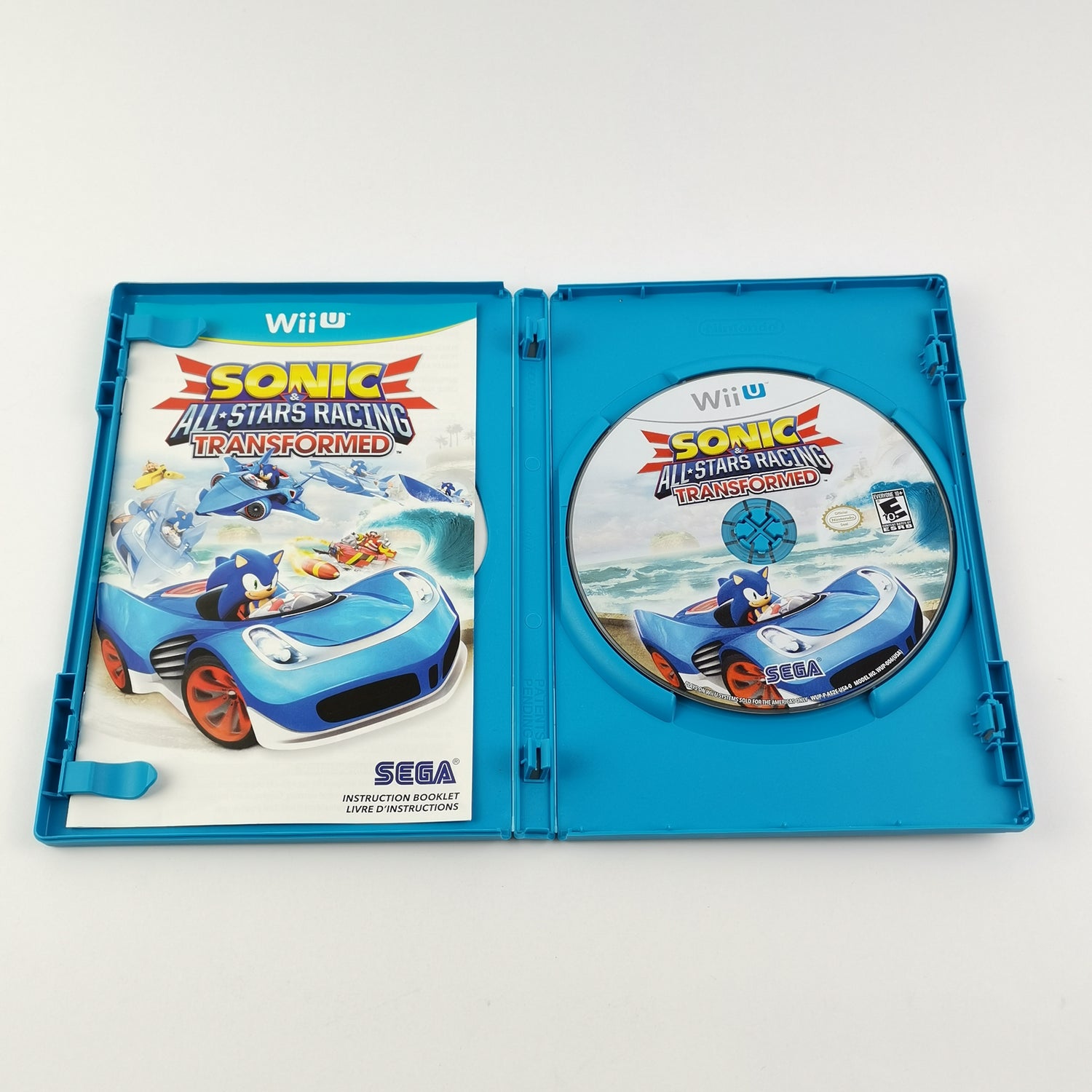 Nintendo Wii U Spiel : Sonic & All Stars Racing Transformed - OVP & NTSC USA