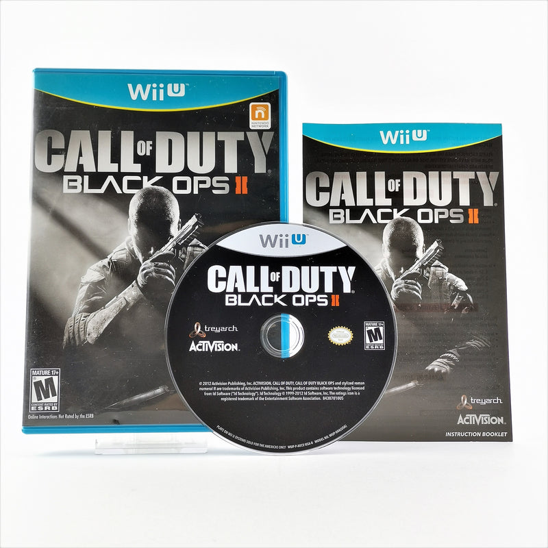 Nintendo Wii U Spiel : Call of Duty Black Ops II 2 - OVP Anleitung NTSC USA