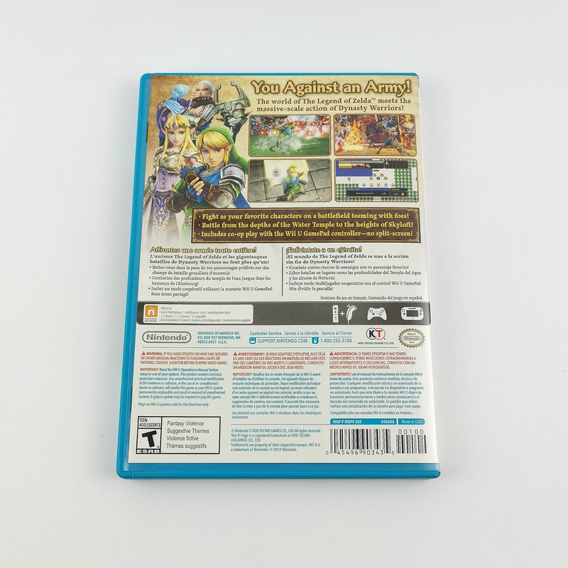 Nintendo Wii U Spiel : Hyrule Warriors Zelda - OVP Anleitung NTSC USA