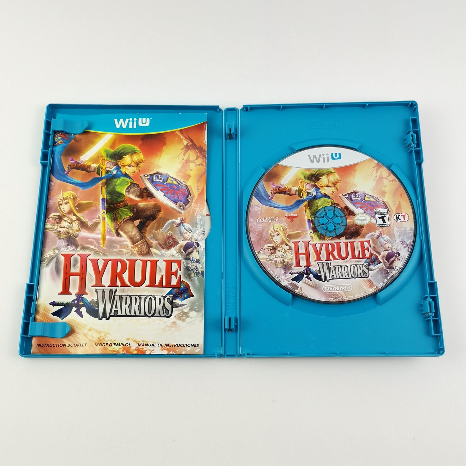 Nintendo Wii U Game: Hyrule Warriors Zelda - OVP Instructions NTSC USA