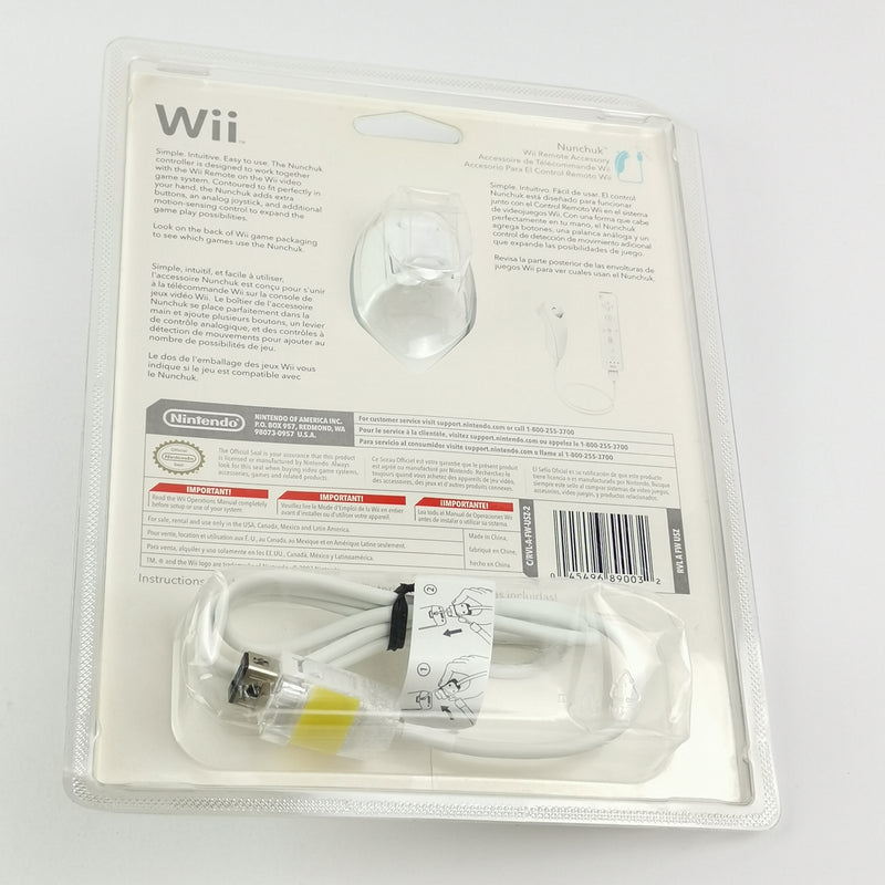 Nintendo Wii accessories: Nunchuck controller NEW in blister orig
