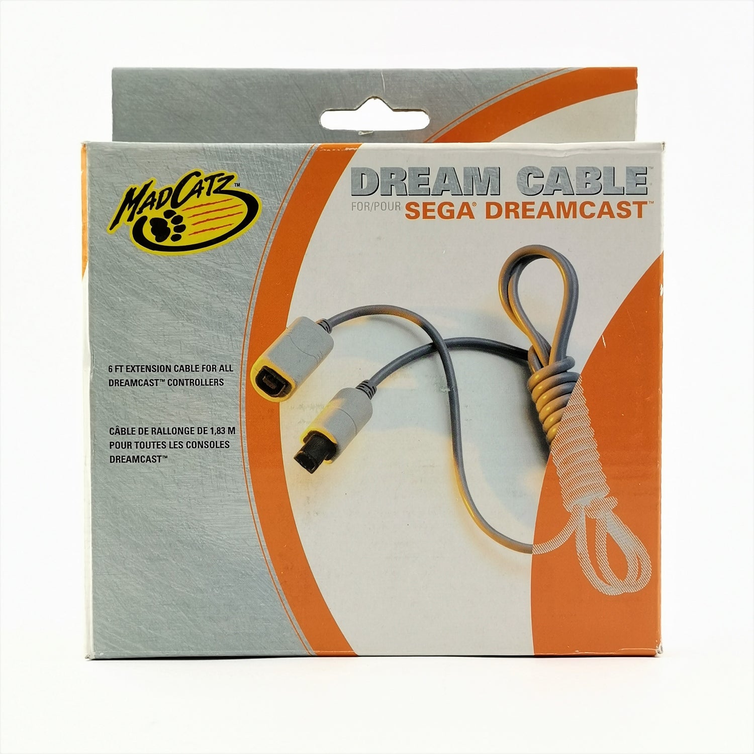 Sega Dreamcast Accessories: Dream Cable Extension NEW in original packaging - Mad Catz NEW