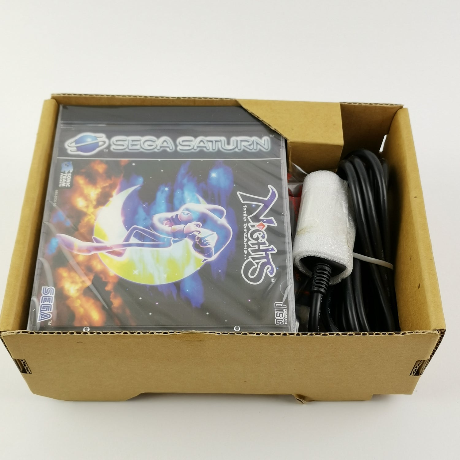 Sega Saturn Spiel : Nights into Dreams + 3D Control Pad in OVP NEU NEW SEALED