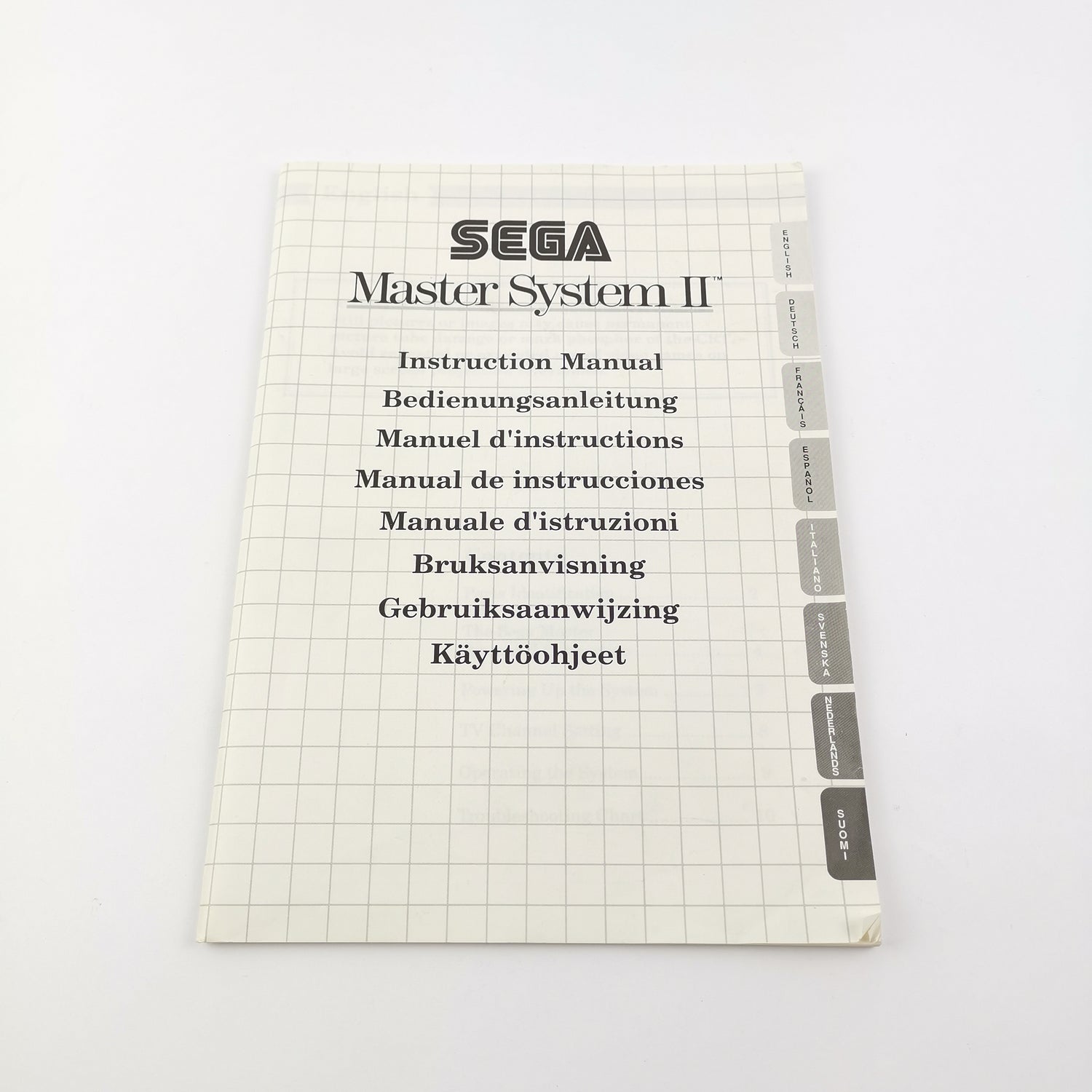 Sega Master System II mit Sonic, Controller u. Kabel - MS Console