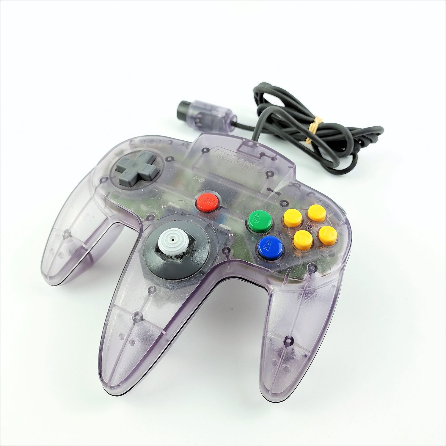 Nintendo 64 Controller : Purple Transparent - Atomic Purple - Gamepad Joypad