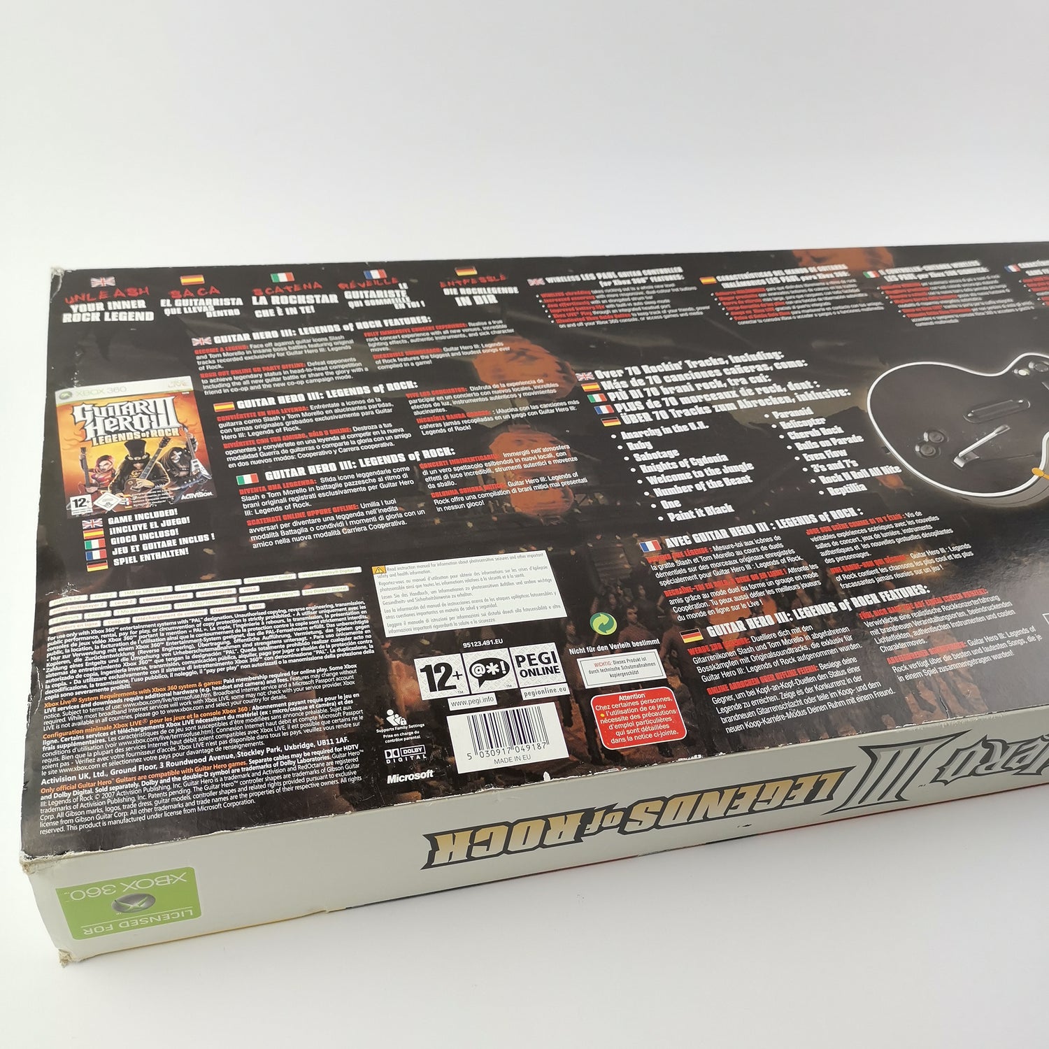Xbox 360 Spiel - Guitar Hero III Legends of Rock - Gitarren Controller
