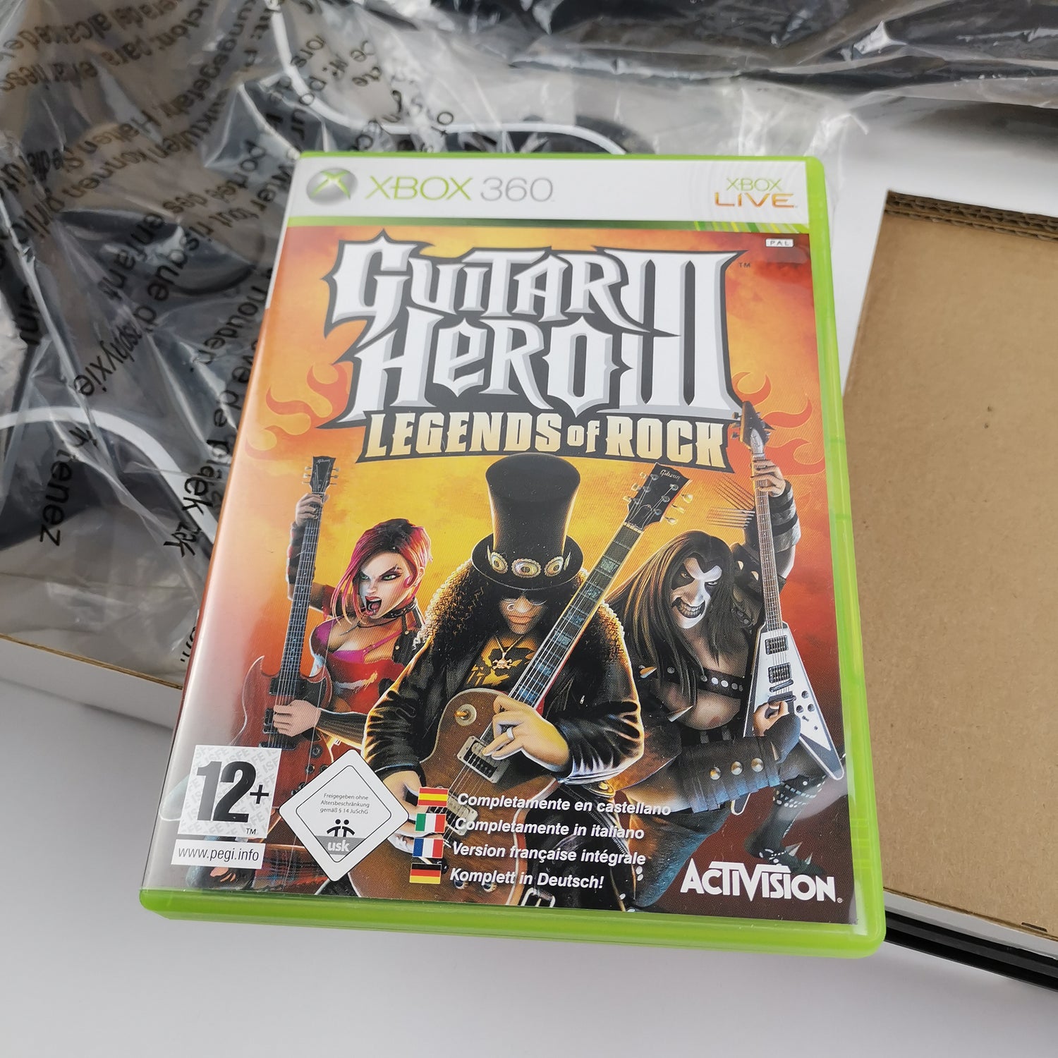 Xbox 360 Spiel - Guitar Hero III Legends of Rock - Gitarren Controller