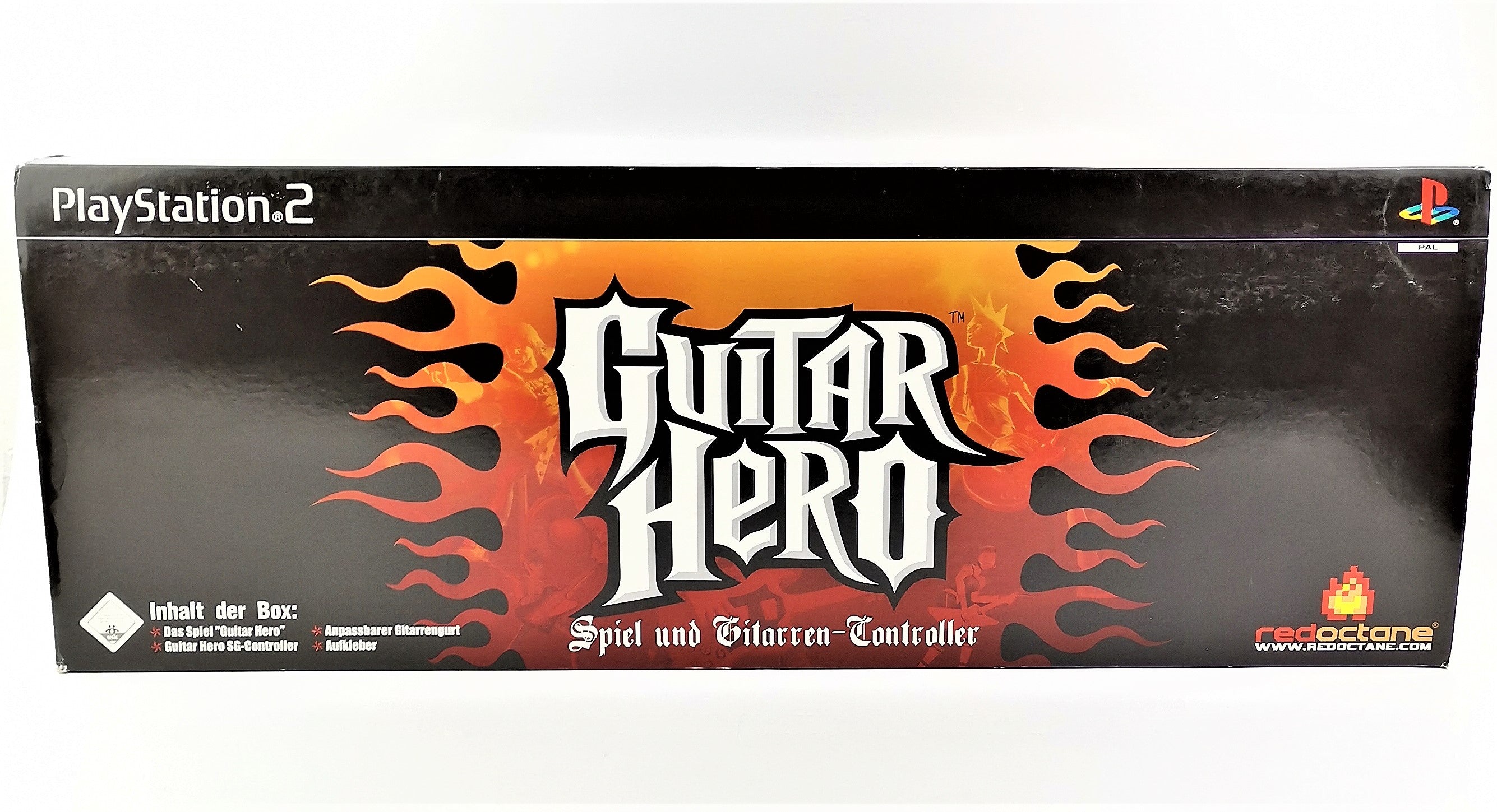 Sony Playstation 2 game: Guitar Hero with game PS2 OVP PAL - guitar