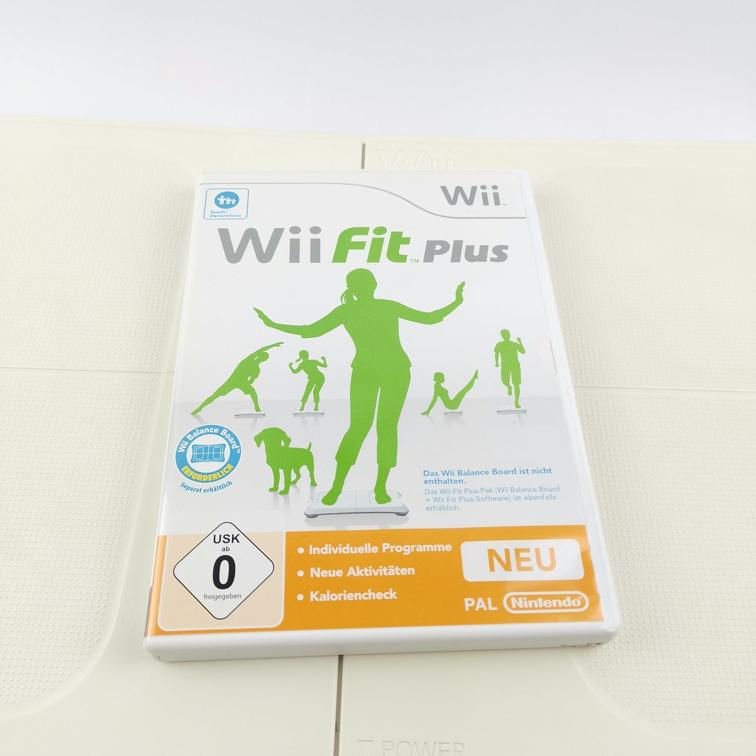 Nintendo Wii Fit mit 2 Spielen - Wii Fit Plus - Balance Board OVP