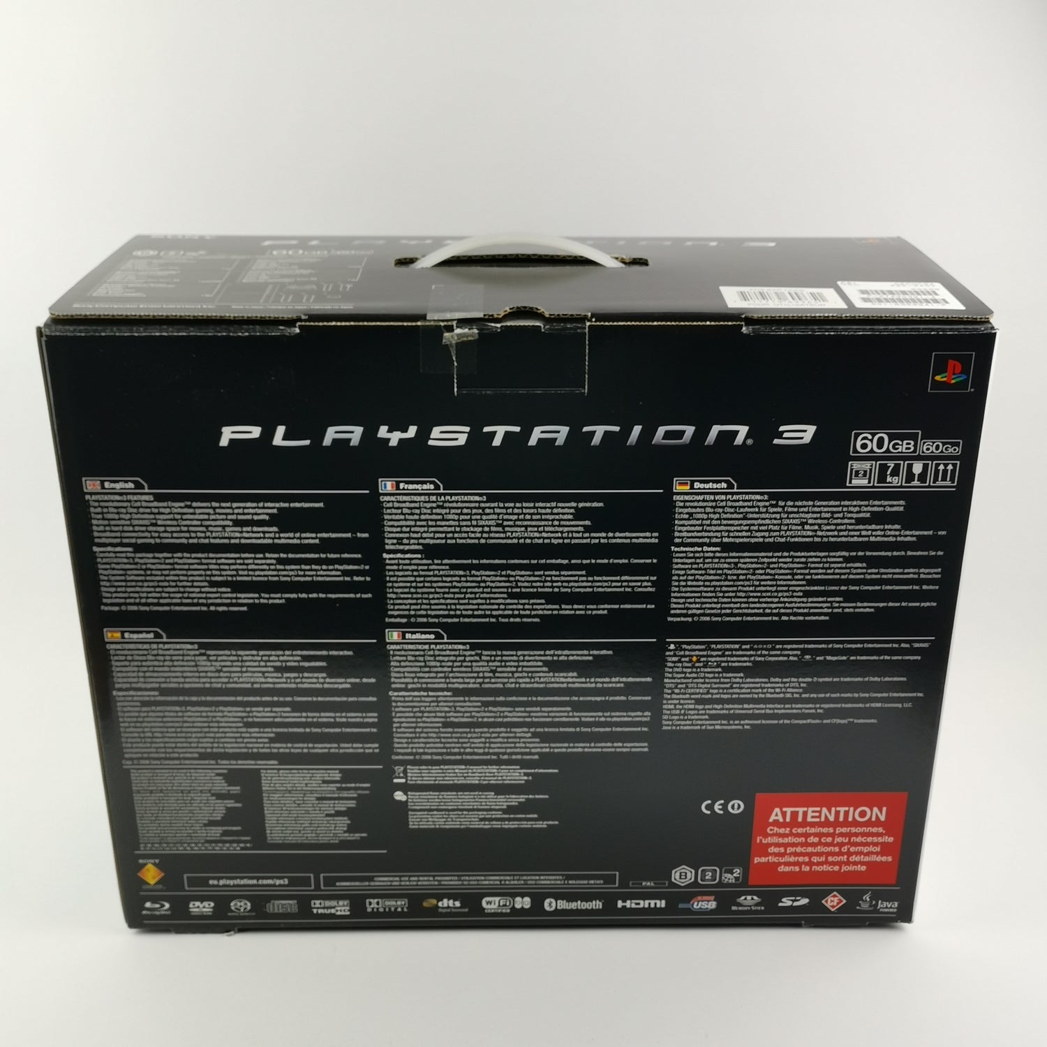 Sony Playstation 3 Konsole : Starter Pack unvollständig - PS3 Console in OVP PAL