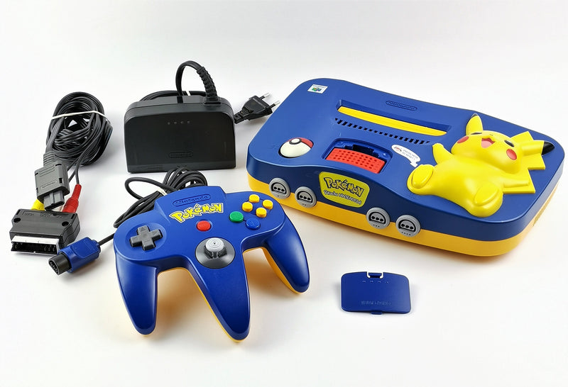 Nintendo 64 Konsole : Pikachu Edition mit Expansion Pack - N64 Console PAL