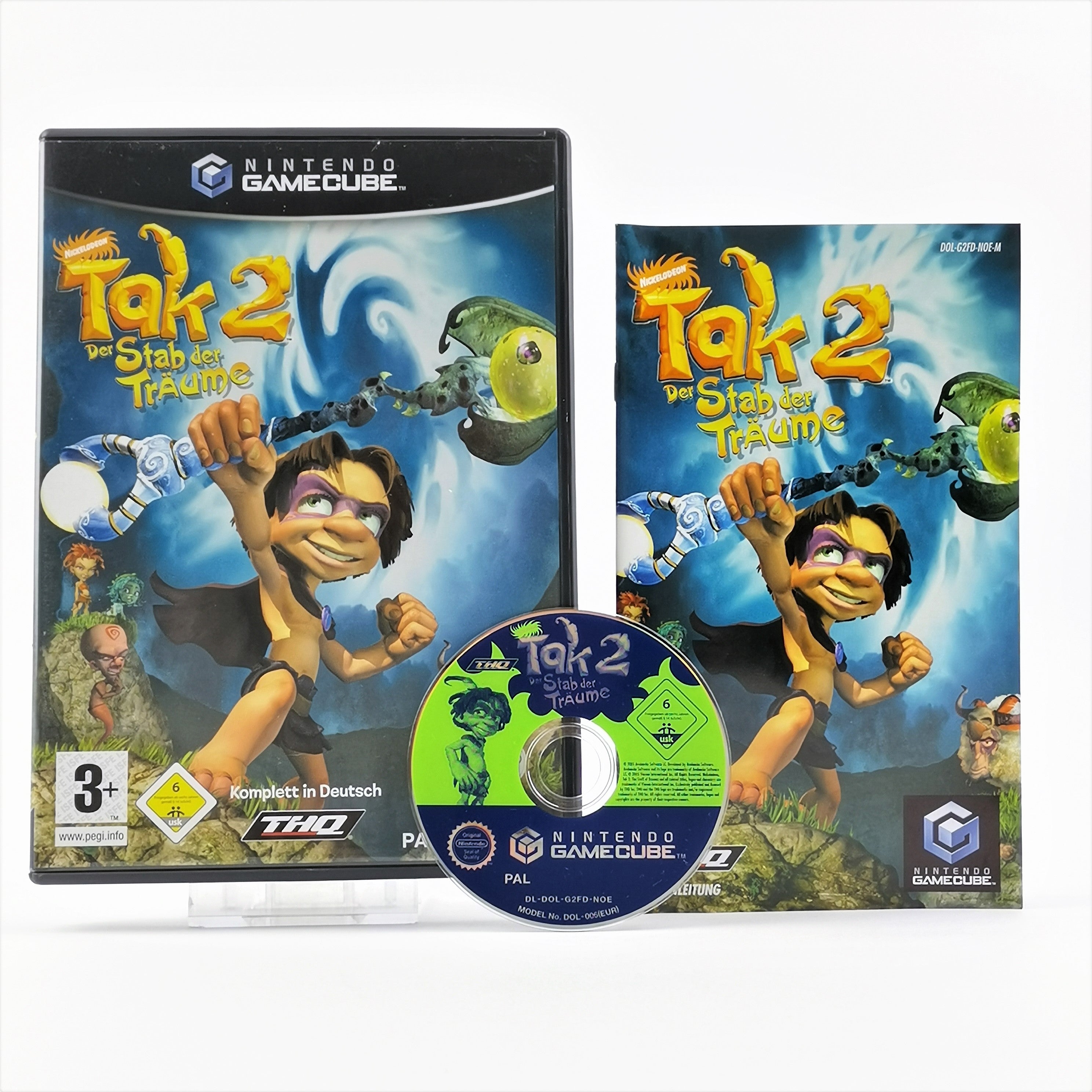 Nintendo Gamecube Spiel : Tak 2 Der Stab der Träume - OVP & Anleitung PAL | GC