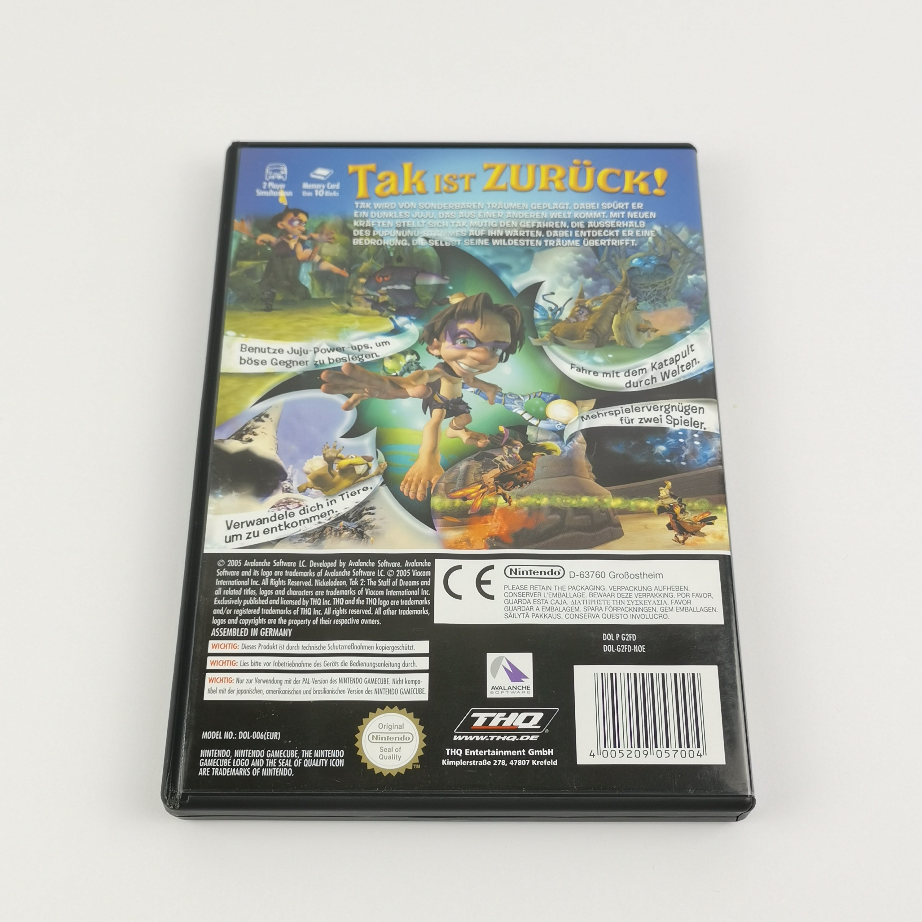 Nintendo Gamecube Spiel : Tak 2 Der Stab der Träume - OVP & Anleitung PAL | GC