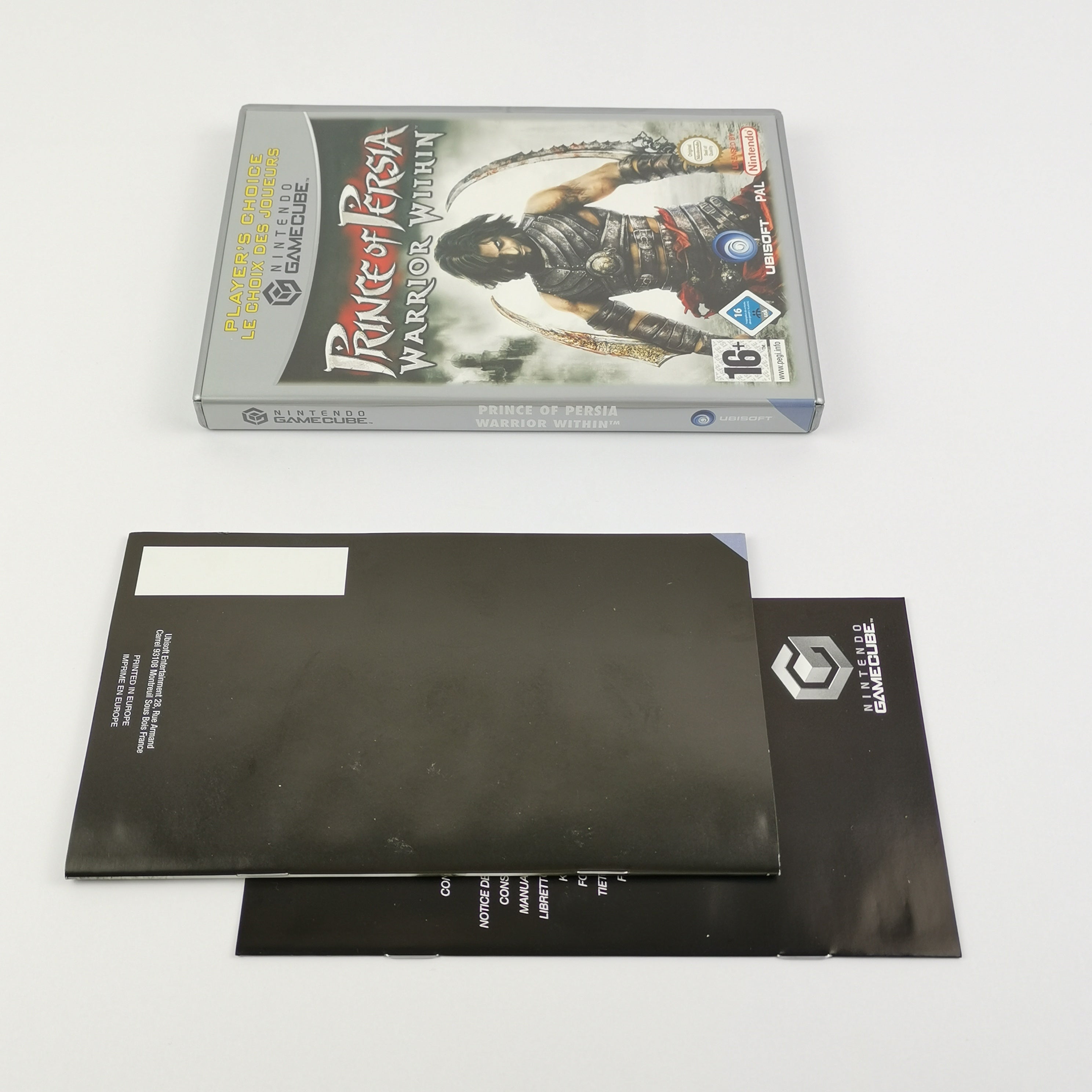Nintendo Gamecube Spiel : Prince of Persia Warrior Within - OVP & Anleitung PAL