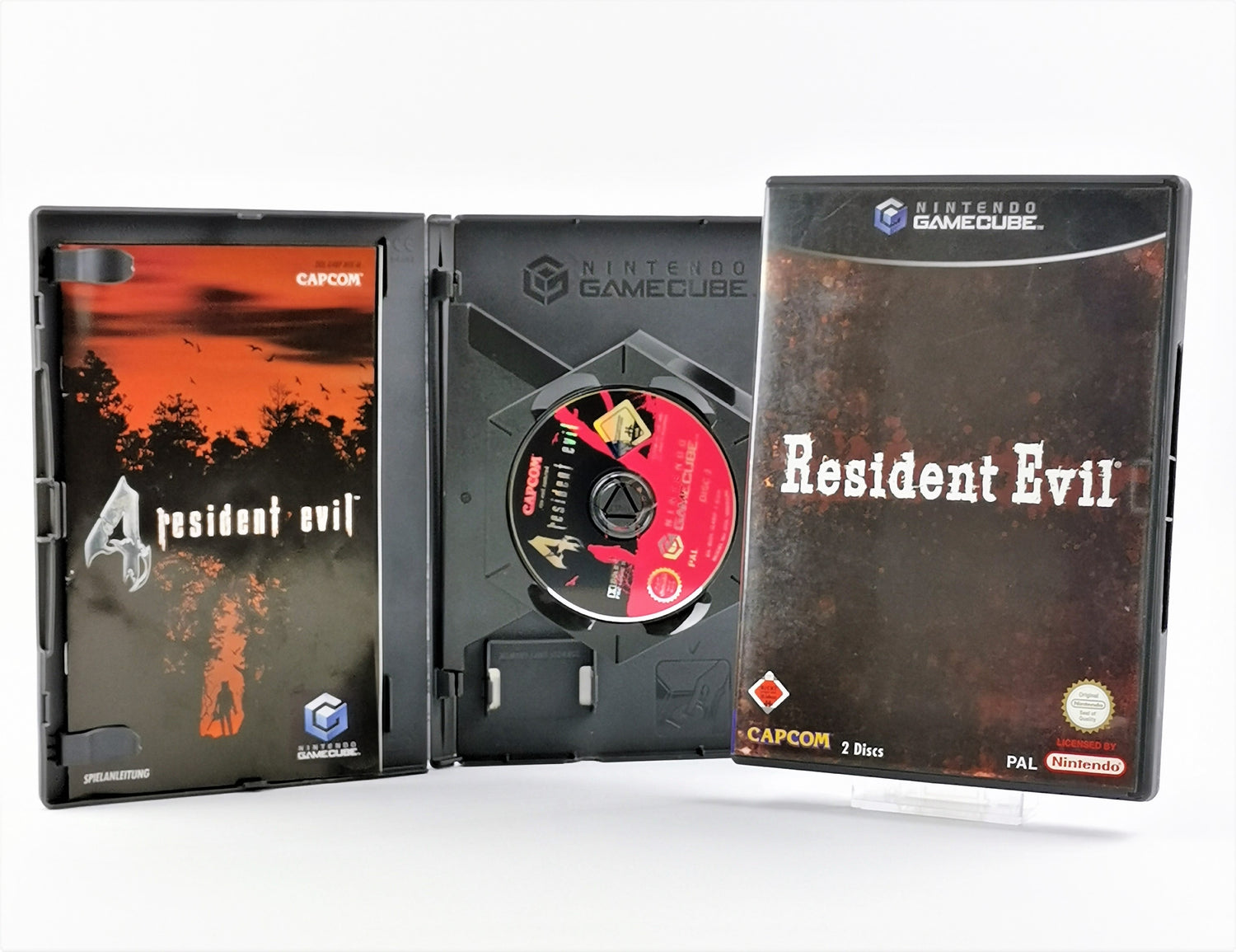 Nintendo Gamecube Spiele : Resident Evil Bundle - OVP Anleitung PAL USK18