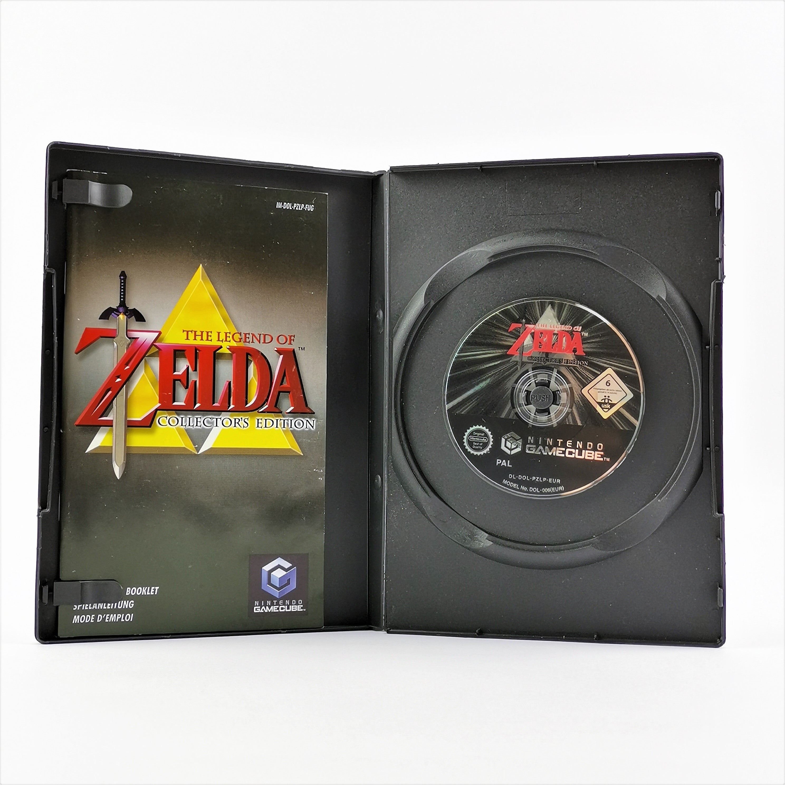 Nintendo Gamecube Spiel : Zelda Collectors Edition + Anleitung ohne OVP PAL