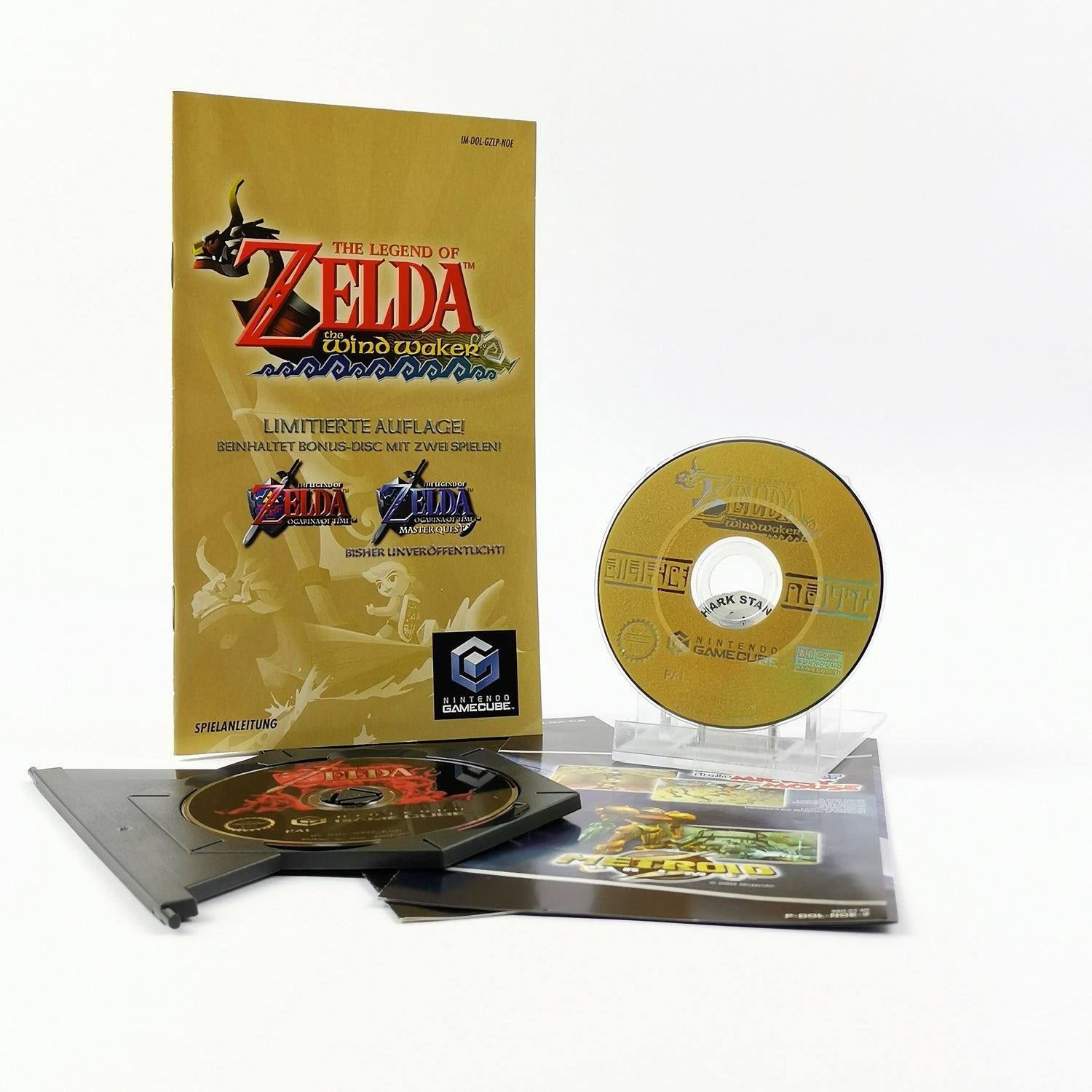 Nintendo Gamecube Game: Zelda The Windwaker Limited Edition - Without OVP PAL