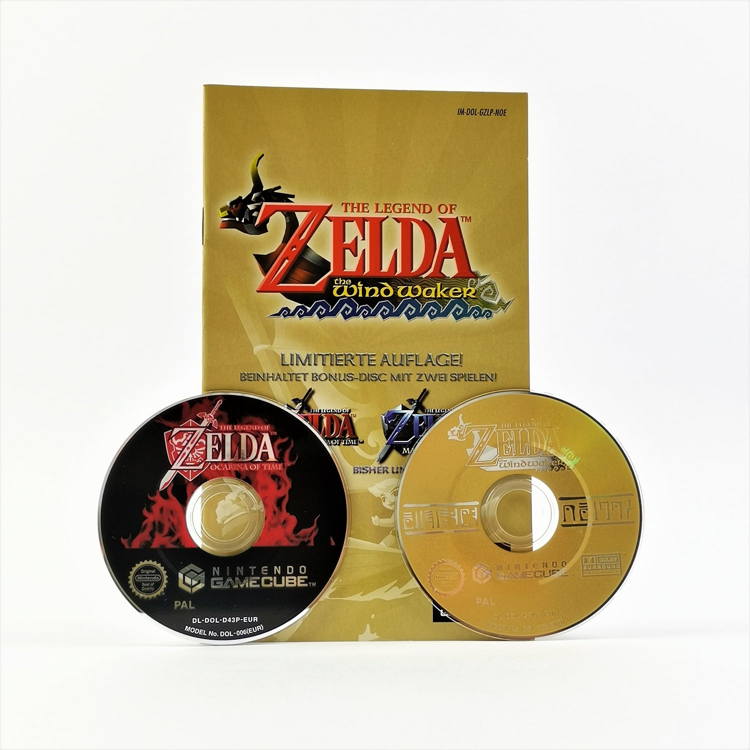 Nintendo Gamecube Game: Zelda The Windwaker Limited Edition - Without OVP PAL