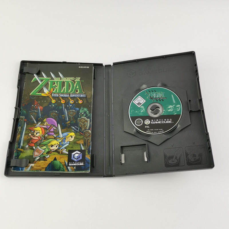Nintendo Gamecube Spiel : The Legend of Zelda Four Swords Adventures - OVP PAL