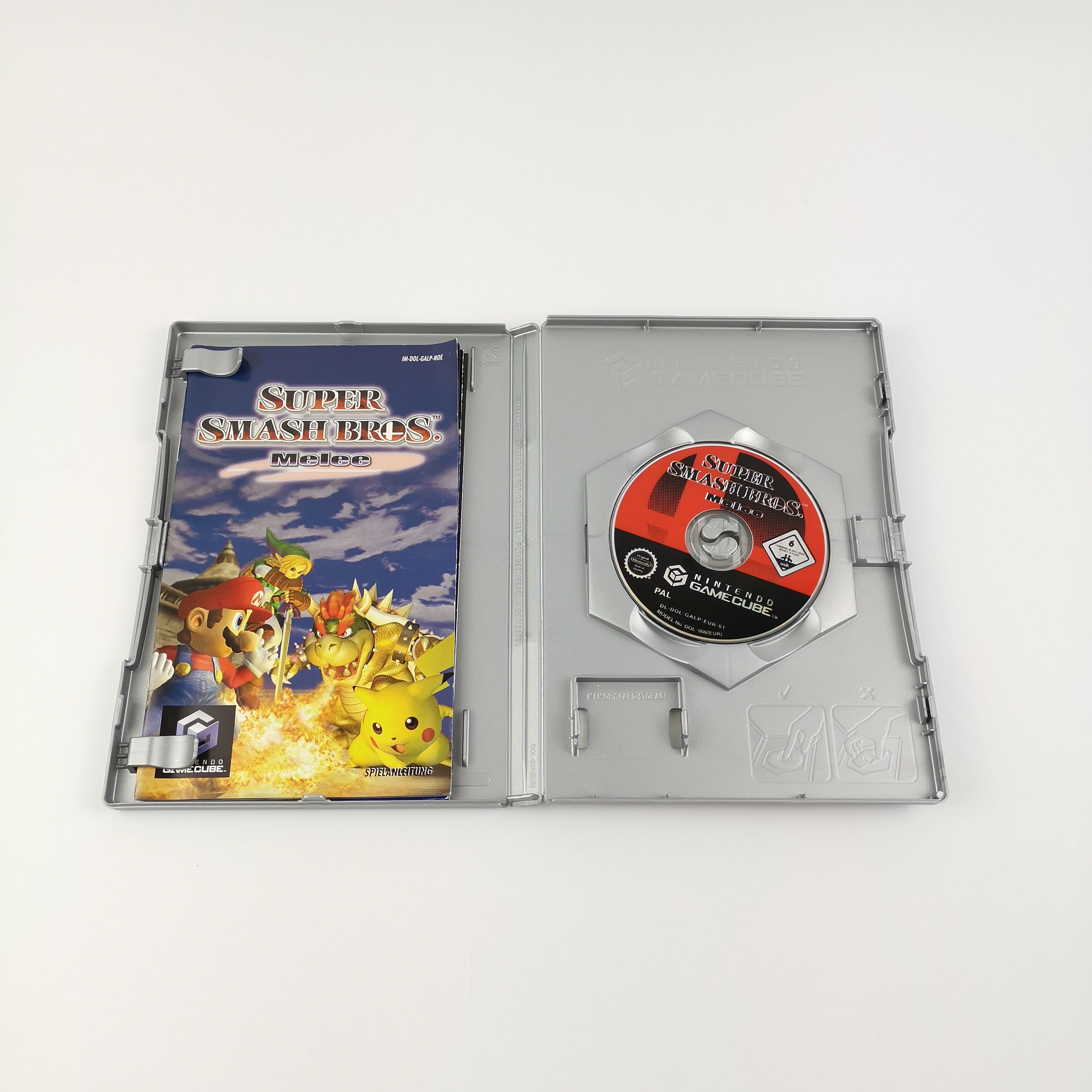 Nintendo Gamecube Spiel : Super Smash Bros. Melee + Original Controller - PAL GC