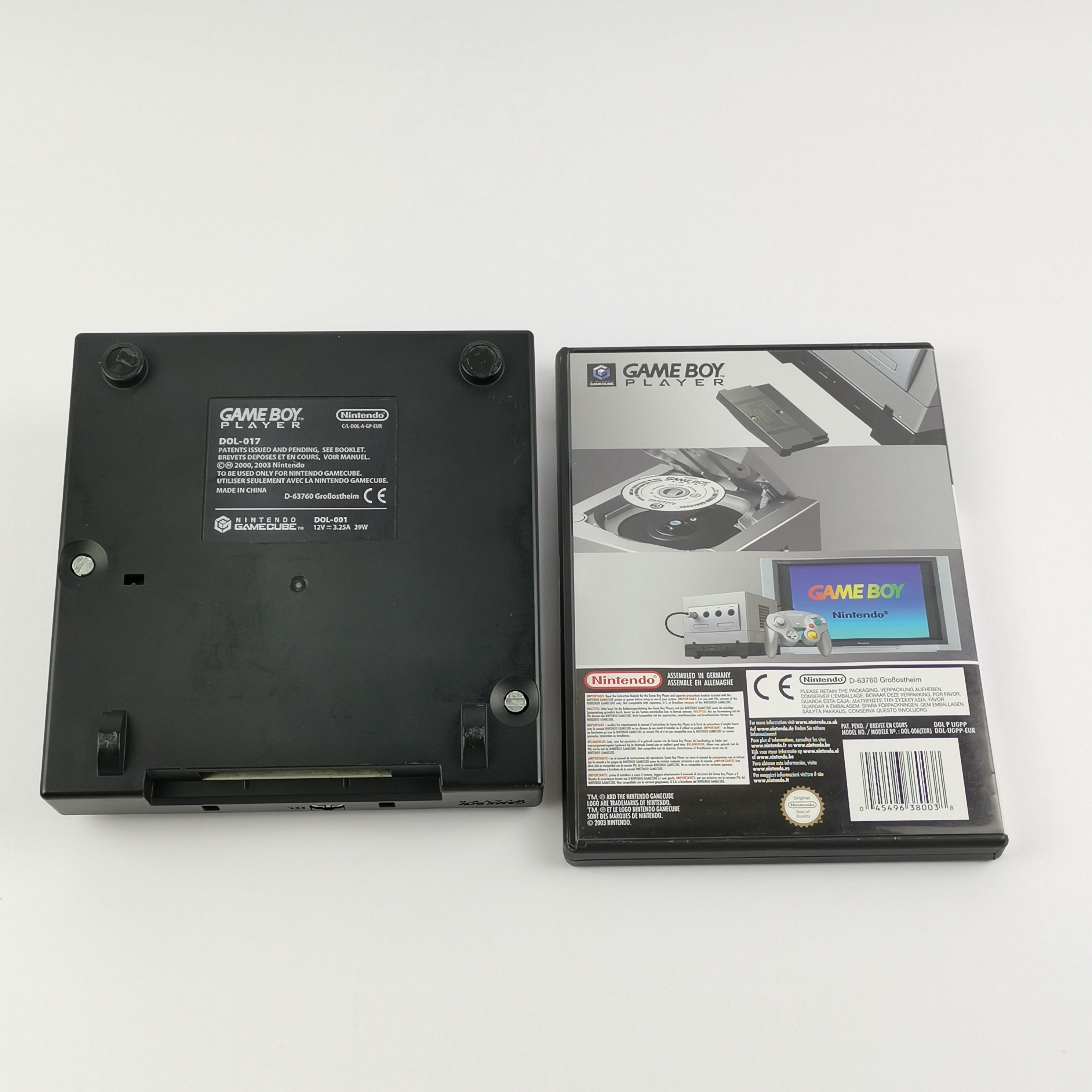 Nintendo Gamecube Zubehör : Game Boy Player CD + Modul Adapter - PAL