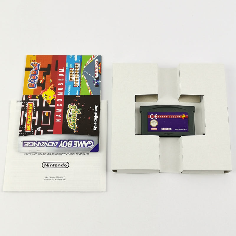 Nintendo Game Boy Advance Game: Namco Museum - OVP Instructions PAL GBA Gameboy