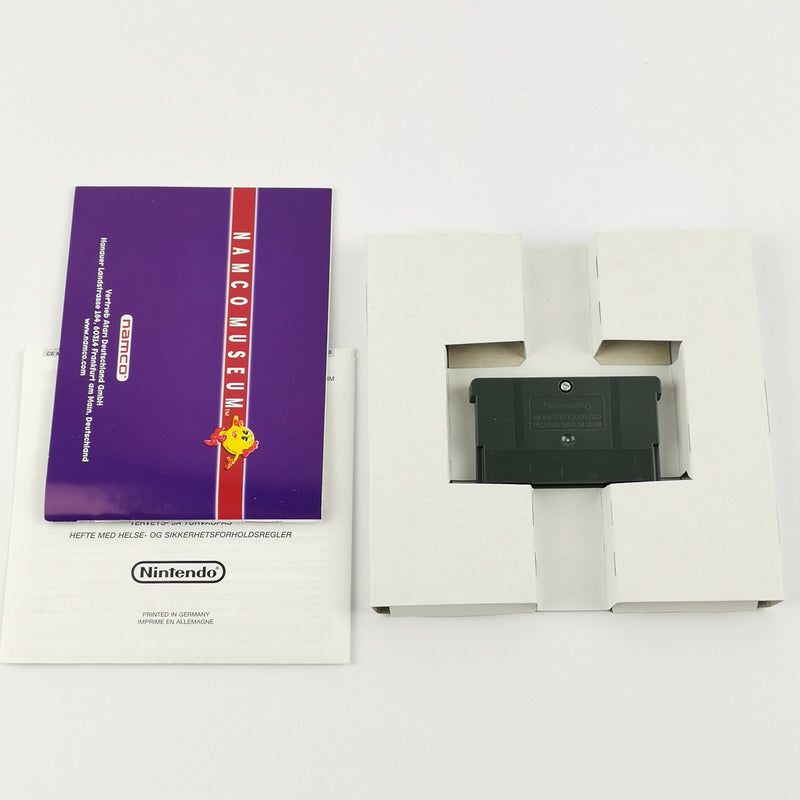 Nintendo Game Boy Advance Spiel : Namco Museum - OVP Anleitung PAL GBA Gameboy