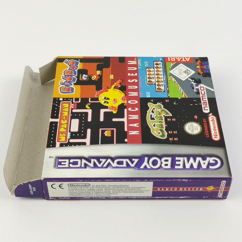 Nintendo Game Boy Advance Game: Namco Museum - OVP Instructions PAL GBA Gameboy