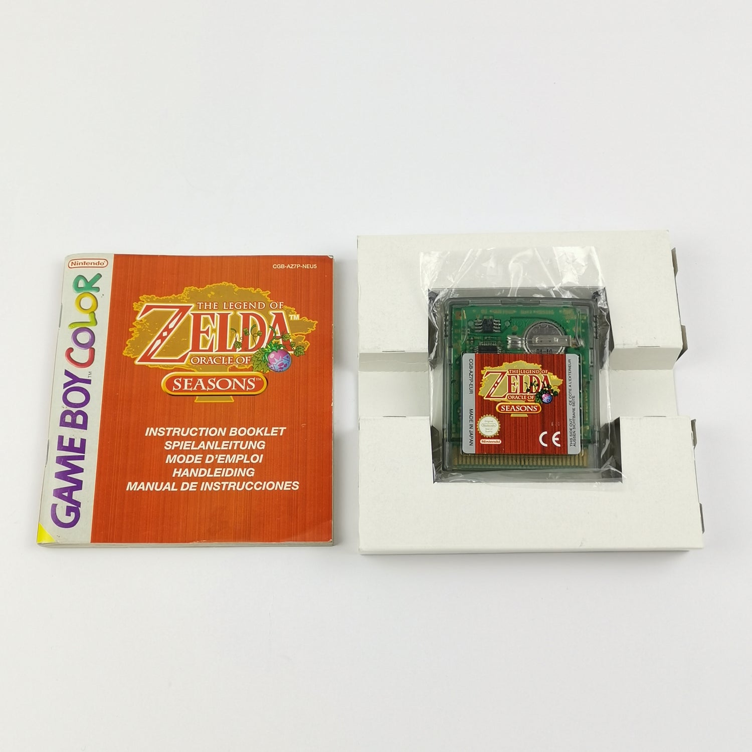 Nintendo Game Boy Color Spiel : The Legend of Zelda Oracle of Seasons - GBC OVP