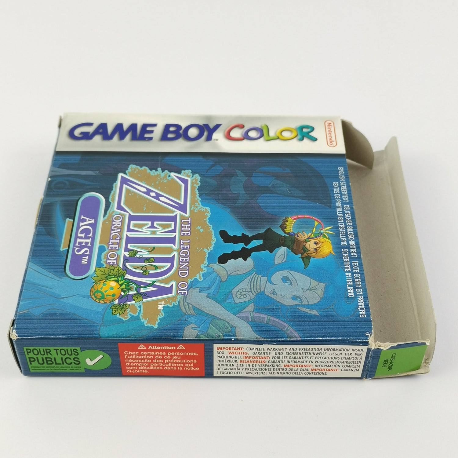 Nintendo Game Boy Color Spiel : The Legend of Zelda Oracle of Ages - GBC OVP