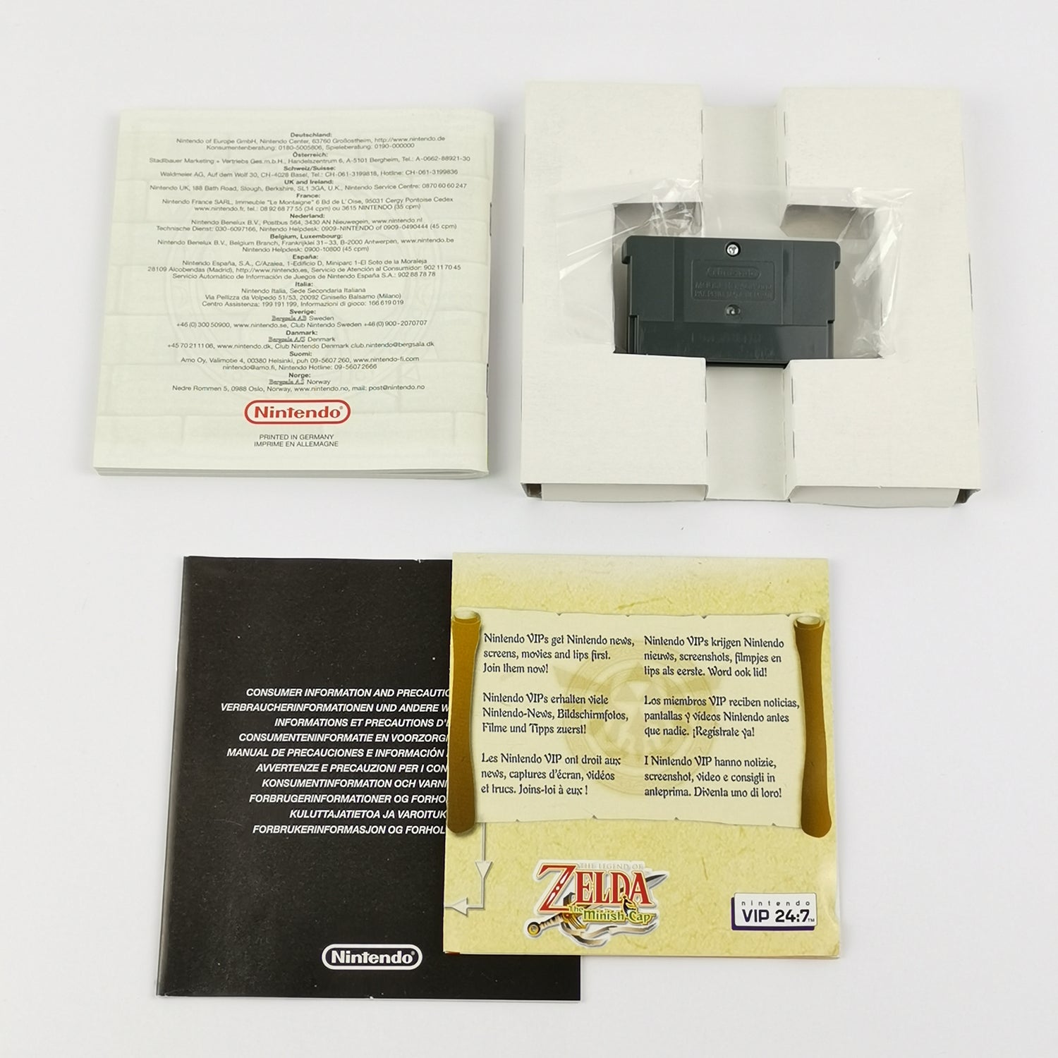 Nintendo Game Boy Advance Game: The Legend of Zelda The Minish Cap - OVP GBA
