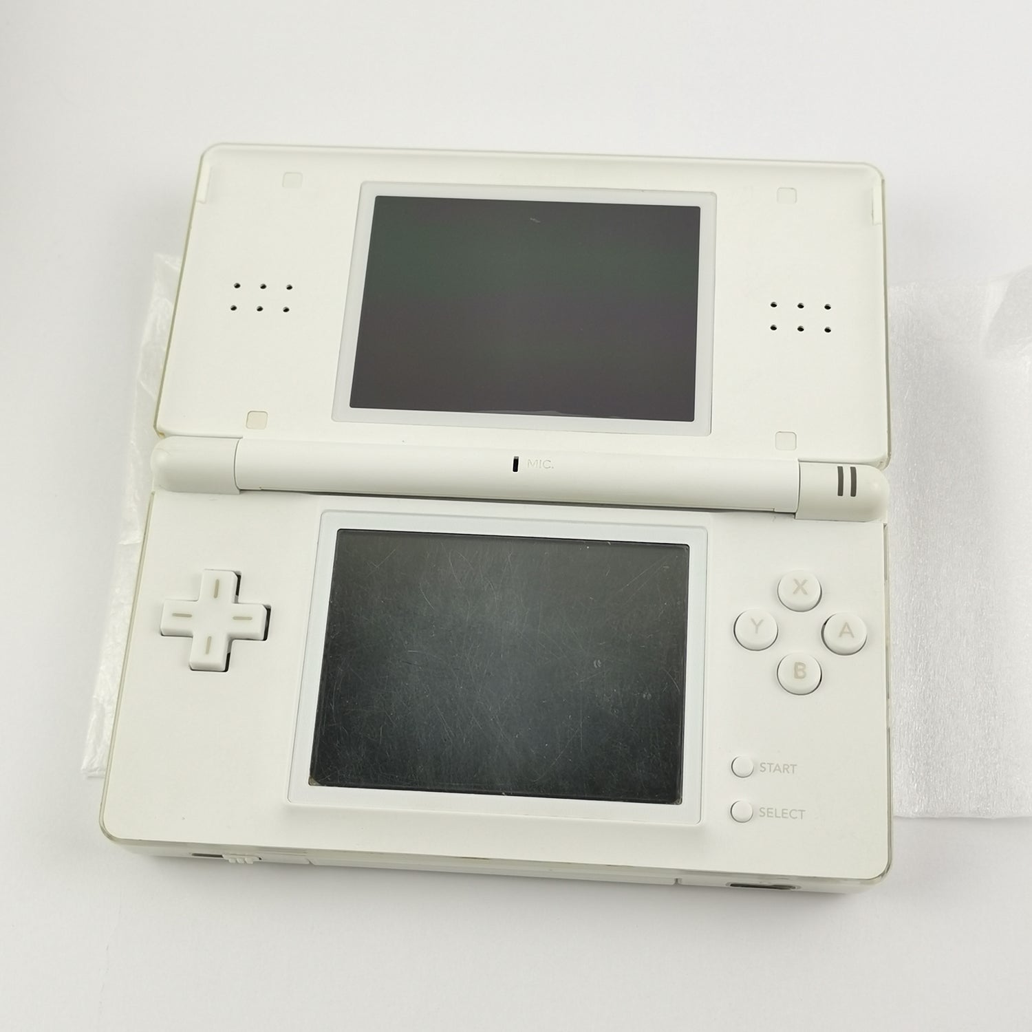Nintendo DS Lite Konsole Weiss in OVP - Teildefekt