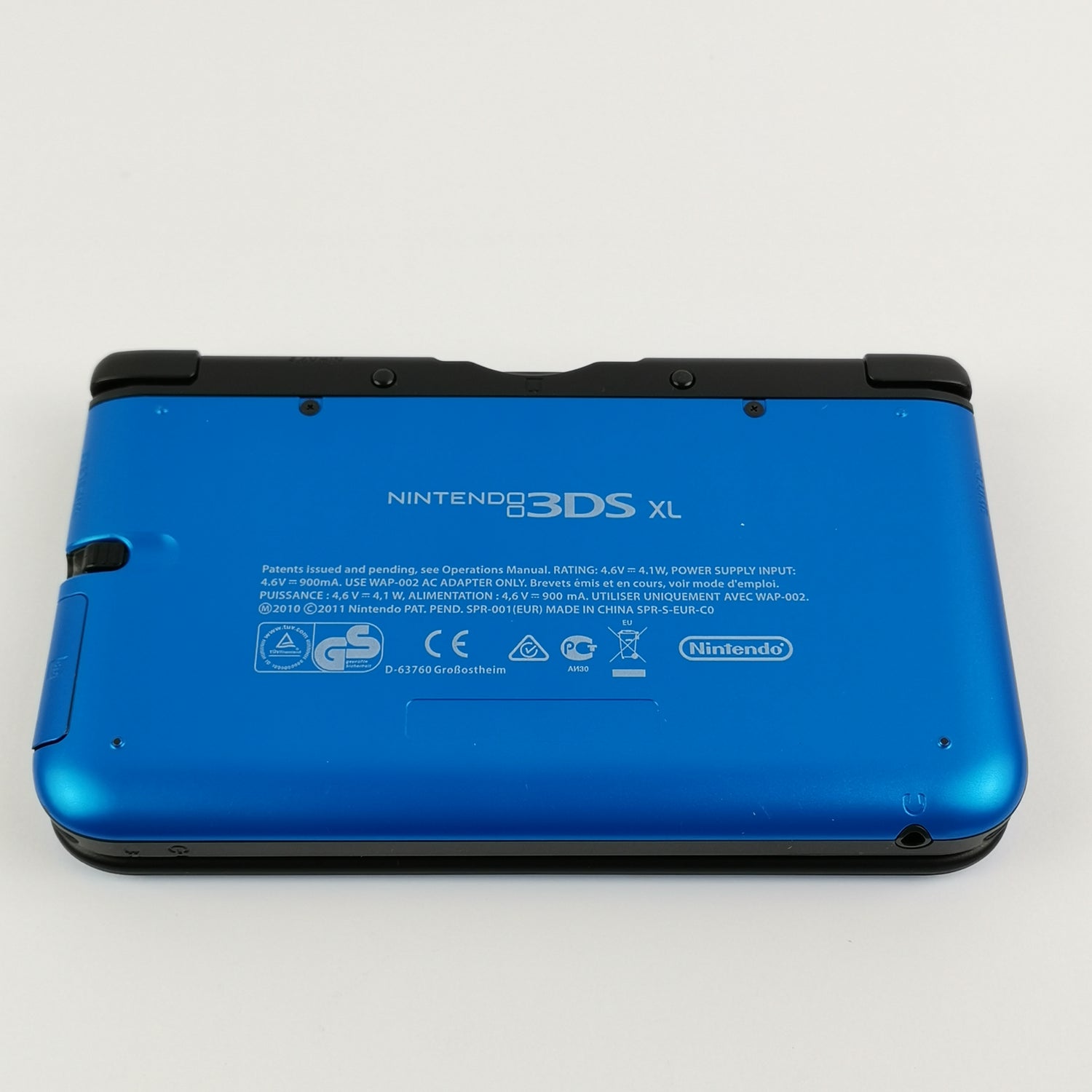 Nintendo 3DS XL Konsole : 3 DS Console in BLAU schwarz BLUE + BLACK - OVP PAL