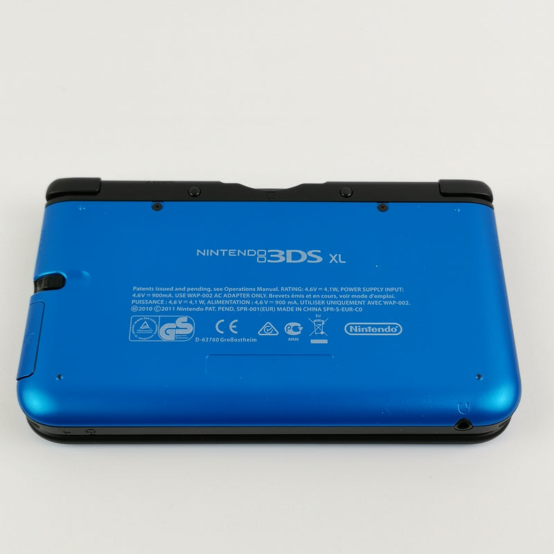 Nintendo 3DS XL Konsole : 3 DS Console in BLAU schwarz BLUE + BLACK - OVP PAL