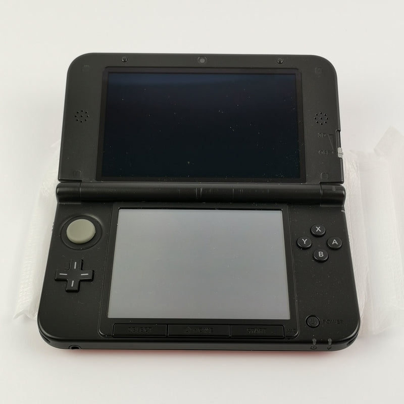 Nintendo 3DS XL Konsole : 3 DS Console in RED + BLACK / Rot Schwarz - OVP PAL