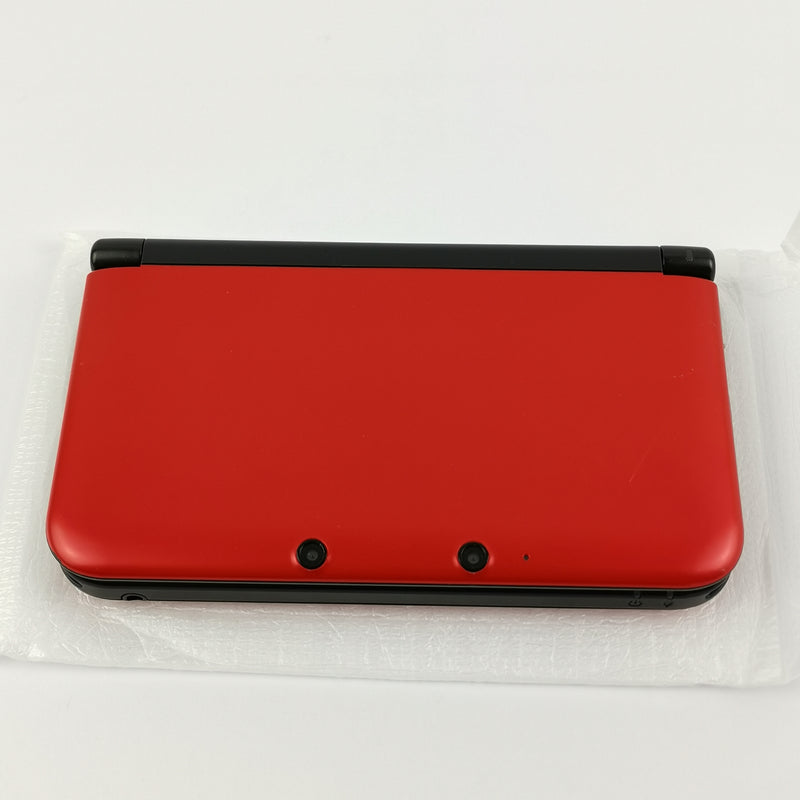 Nintendo 3DS XL Konsole : 3 DS Console in RED + BLACK / Rot Schwarz - OVP PAL